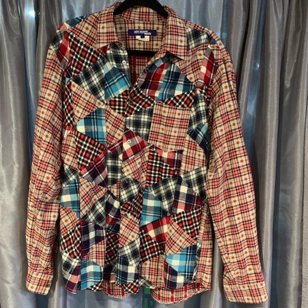 Comme des Garcons and Junya Watanabe flannel shirt